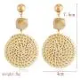 KITTENSXC Rattan Drop Earrings Handmade for Women Wicker Braid Drop Dangle Earring Fashion Jewelry Lightweight Statement Earrings KITTENSXC Rattan Drop Earrings Handmade for Women Wicker Braid Drop Dangle Earring Fashion Jewelry Lightweight Statement Earrings