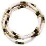 Heishi Surfer Soft Polymer Clay Bracelet African Vinyl Disc Beaded Elastic Rope Colourful Bohemian Stackable Metal Ball Beads Strand Stretch Bracelet for Women Girls Jewelry