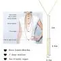 Highven Silver Gold Y Shape Necklace Lariat Necklace for Women Bar Necklace Bar Jewelry for Wife Gift Highven Silver Gold Y Shape Necklace Lariat Necklace for Women Bar Necklace Bar Jewelry for Wife Gift