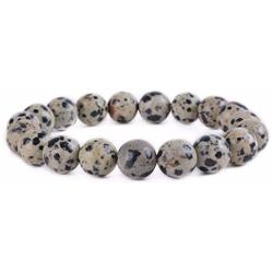 Justinstones Gem Semi Precious Gemstone 10mm Round Beads Stretch Bracelet 7 Inch Unisex