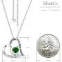 Mothers Day Birthday Gifts for Mom I Love You to the Moon and Back April May Birthstone Necklace Simulated Diamond Emerald Pearl and More stones Necklace for Her Sterling Silver Mothers Day Birthday Gifts for Mom I Love You to the Moon and Back April May Birthstone Necklace Simulated Diamond Emerald Pearl and More stones Necklace for Her Sterling Silver