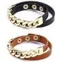 DDWW 2 Pcs Women Multi-Layer Leather Wrap Bracelet Handmade Wristband Braided Rope Cuff Bangle DDWW 2 Pcs Women Multi-Layer Leather Wrap Bracelet Handmade Wristband Braided Rope Cuff Bangle