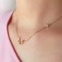 CCijiNG Necklace for Women，Fashion Dainty Pendant Necklaces Moon Star Planet Butterfly Mermaid Tail and Heart Necklace Chain Jewelry Gift for Women and Girls on Easter Day