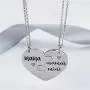 Nanafast 2 PCS Mother Daughter Necklaces Adjustable Stainless Steel Matching Heart Necklace Set Valentines for Couples Mom and Daughter Nanafast 2 PCS Mother Daughter Necklaces Adjustable Stainless Steel Matching Heart Necklace Set Valentines for Couples Mom and Daughter