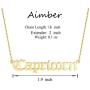 Aimber 18K Gold Plated Astrology Necklace for Women Jewelry,12 Zodiac Pendant Horoscope Constellations Necklace