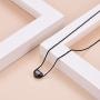 U7 Womens Tiny Heart Necklace Stainless Steel Link Chain 3D Vivid Love Hearts Pendant for Girls Lover, Customizable