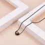 U7 Womens Tiny Heart Necklace Stainless Steel Link Chain 3D Vivid Love Hearts Pendant for Girls Lover, Customizable