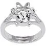 Disney Minnie Mouse Girls Jewelry, Silver Plated Crystal Head Ring, Size 4 Disney Minnie Mouse Girls Jewelry, Silver Plated Crystal Head Ring, Size 4