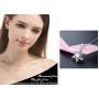 SUNCHIO Necklace for Women, 925 Sterling Silver Cubic Zirconia Diamond Snowflake Pendant Women Necklace，Gift for Women Anniversary