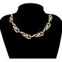 Hip Hop Flame Choker Necklace Earing Set Streetwear Punk Style Gold Black Pendant Necklace Accessory Cool Rock Chain Necklace Jewelry Accessories for Hip Hop Male Female Lovers Hip Hop Flame Choker Necklace Earing Set Streetwear Punk Style Gold Black Pendant Necklace Accessory Cool Rock Chain Necklace Jewelry Accessories for Hip Hop Male Female Lovers