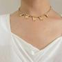 Butterfly Choker Necklace Tennis Chain Butterfly Bling Iced Cubic Zirconia CZ Butterfly Necklace Silver Girls Women