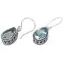 NOVICA .925 Sterling Silver and Blue Topaz Pear-Shaped Dangle Earrings, Sparkling Dew NOVICA .925 Sterling Silver and Blue Topaz Pear-Shaped Dangle Earrings, Sparkling Dew