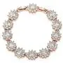 SWEETV Cubic Zirconia Wedding Bridal Bracelet Jewelry for Brides,Bridesmaid, Oval Crystal Tennis Bracelet for Women Prom