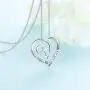 S925 Sterling Silver Christian Heart Inspirational Faith Verse Pendant Necklace for Women Teen Girl Gift S925 Sterling Silver Christian Heart Inspirational Faith Verse Pendant Necklace for Women Teen Girl Gift