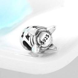 Rocket Shape Bead Charms Fit European Charm Bracelet 925 Sterling Silver Jewelry