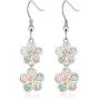 CiNily Gold Plated Flower Shaped Opal Hypoallergenic Stud Earrings Flower Dangle Drop Earrings Jewelry Gift for Women Girls Gemstone Earrings CiNily Gold Plated Flower Shaped Opal Hypoallergenic Stud Earrings Flower Dangle Drop Earrings Jewelry Gift for Women Girls Gemstone Earrings