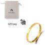 LINFENG Love Friendship Bangle Bracelet with Crystal Stainless Steel Hinged Fashion Jewelry Birthday Present Gifts