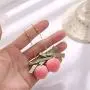ZRosse 2 Pairs 3D Pink Peach Drop Earrings Cute Fruit Gold Dangle Earrings Charm Jewelry Gift Earrings for Women Girls ZRosse 2 Pairs 3D Pink Peach Drop Earrings Cute Fruit Gold Dangle Earrings Charm Jewelry Gift Earrings for Women Girls