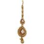 MUCH-MORE Sleek Design Gold Plated Maang Tikka for Girls & Kids & Women