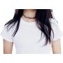 Women Men Harajuku Flame Choker Necklace Punk Rock Hip Hop Chain Necklace