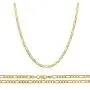 14K Solid Gold 2mm Figaro 2 + 1 Link Chain Necklace, 16'' - 30'' 14K Solid Gold 2mm Figaro 2 + 1 Link Chain Necklace, 16'' - 30''
