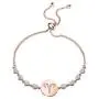 BLEOUK Zodiac Sign Adjustable Bracelet Constellation Jewelry Birthday Constellations Zodiac Sign Bracelet for Women Rose Gold Zodiac Signs Charms Jewelry