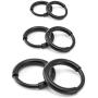Surgical Stainless Steel Hoop Earrings - Endless Small Hoop Earrings Set for Men Women, Hypoallergenic Tragus Cartilage Sleeper Earrings(8/10/12mm)