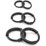 Surgical Stainless Steel Hoop Earrings - Endless Small Hoop Earrings Set for Men Women, Hypoallergenic Tragus Cartilage Sleeper Earrings(8/10/12mm)