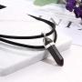 Kercisbeauty Black Wrap Velvet Choker with Black Gemstones Healing Stones Women Girls Everyday Boho Necklace Gift Her Jewelry Hippie Crystal