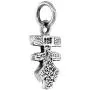 Very Tiny 5/8 inch Sterling Silver Franciscan Coat of Arms Tau Cross Necklace for Women & Men 16-24 inch