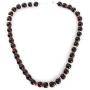 Masha Sterling Silver Necklace Black Onyx, Spiny Oyster, Made in USA - Exclusive Southwestern Handmade Jewelry, 18'' in Length