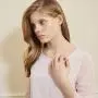 Molly B London Sterling Silver Necklace for Teenage Girls with First Diamond Heart - Perfect Birthday Gift