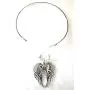 Shiny Silver S Hook Swirl 5mm Neckwire Choker Collar Necklace Wire (CS3) Shiny Silver S Hook Swirl 5mm Neckwire Choker Collar Necklace Wire (CS3)