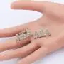 CENWA Pink and Green Leaf Zircon Earrings Graduation Gift Graduation Jewelry (Earrings) CENWA Pink and Green Leaf Zircon Earrings Graduation Gift Graduation Jewelry (Earrings)