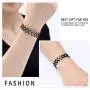 memorial jewelry Magic 3-in-1 Folding Retractable Ring Bracelet Stainless Steel Bracelet Telescopic Rings Bracelet