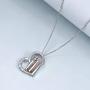 ONEFINITY Sister Necklace Sterling Silver Sister Pendant Necklace Sisters Jewelry Gifts for Women Girls