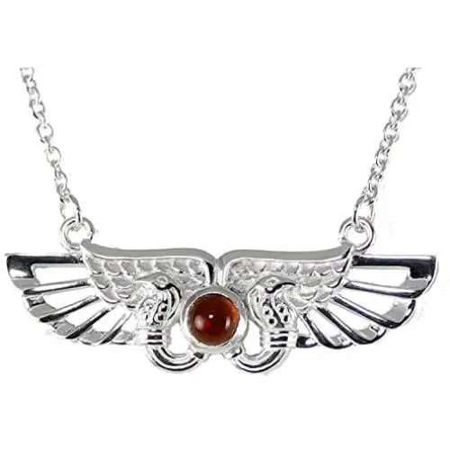 Egyptian Winged Large Solar or Sun Disk Necklace with Extender Egyptian Winged Large Solar or Sun Disk Necklace with Extender