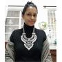 LZHLQ Fashion Bib Necklace for girl Bohemian Coin Statement Necklace and earrings Punk Ethnic Style Jewelry Set for Women