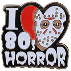 CENWA Horror Jewelry Halloween Jewelry I Love 80s Horror Enamel Pin Halloween Horror Movie Gift