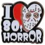 CENWA Horror Jewelry Halloween Jewelry I Love 80s Horror Enamel Pin Halloween Horror Movie Gift