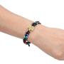 Top Plaza 7 Chakra Yoga Meditation Bracelet Reiki Healing Crystal Stone Anxiety Bracelets Double Layered Natural Gemstone Beads Bracelets for Women Girl
