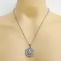 Celtic Pagan Wiccan Jewelry Merlin Morgana Wicca Witchcraft Magic Trinity Triskele Triquetra Triskelion Silver Pewter Mens Womens Pendant Necklace Charm Protection Amulet Men w Stainless Steel Chain
