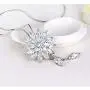 Crystal Necklace for Women CZ Necklace White Flower Pendant Jewelry Crystal Necklace for Women CZ Necklace White Flower Pendant Jewelry
