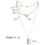 Dresbe Boho Bar Pendant Necklace Gold Layered Choker Turquoise Neck Chain Hand Neck Jewelry Accessories for Women and Girls Dresbe Boho Bar Pendant Necklace Gold Layered Choker Turquoise Neck Chain Hand Neck Jewelry Accessories for Women and Girls