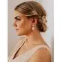 SWEETV Wedding Bridal Dangle Earrings for Brides Bridesmaid,Crystal Rhinestones Cubic Zirconia Drop Earrings Ideal for Womens Pageant,Prom,Party SWEETV Wedding Bridal Dangle Earrings for Brides Bridesmaid,Crystal Rhinestones Cubic Zirconia Drop Earrings Ideal for Womens Pageant,Prom,Party