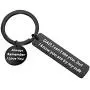 Father Keychain Memorial Gifts Dad I Cant See You But I Know You are by My Side in Memory of Dad
