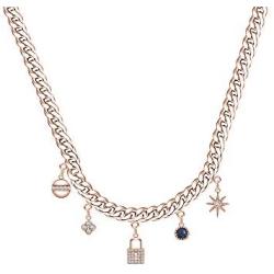 MUXI Pendant Necklace Choker Waterproof Stainless Handmade Dainty Lucky Chain Necklace for Women,Girls