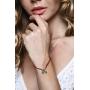 Sterling Silver Star of David Charm & Lucky Hamsa Hand Charms Bracelet on Red String Bracelet - Jewelry for Women Men & Teens - 7'' Length