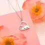 S925 Sterling Silver Cute Animal Panda Pendant Necklace for Women Teen Girls Penda Lover Gifts