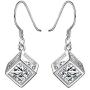 Hosaire Dangle Earrings Elegant Shining Crystal Drop Hook Earrings for Womens Jewelry